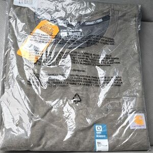 Carhartt Force Heather Olive Tee Short Sleeve